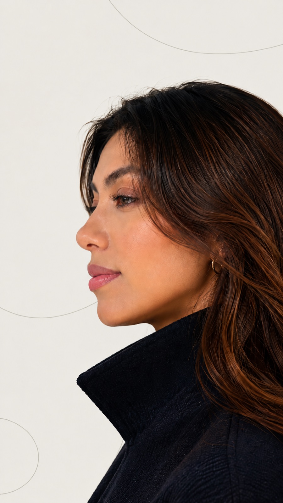 Jaqueline Razo, side profile portrait